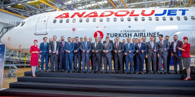 AnadoluJet, 60’ncı uçağını filosuna kattı