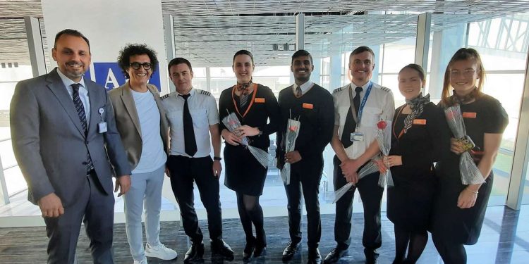 Milas-Bodrum Havalimanı’nda sezonun ilk dış hat uçuşu