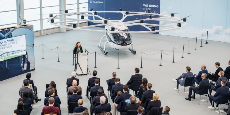 Volocopter, yeni üretim tesisini hizmete açtı