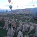 Kapadokya’da turistler bayramı gökyüzünde karşıladı