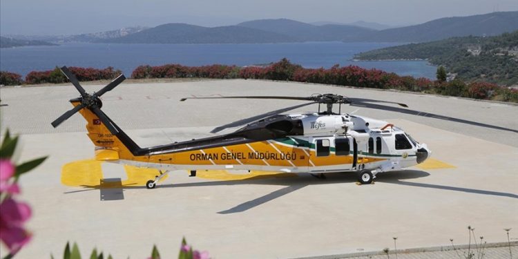 Yangın söndürme helikopteri “NEFES” Muğla’da göreve başladı
