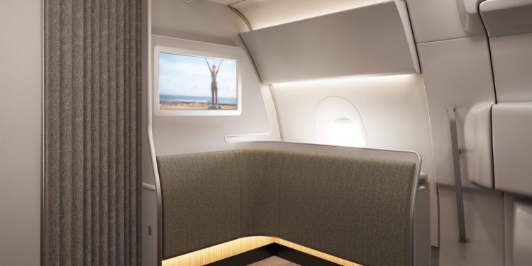 Qantas A350-1000 kabin konseptini tanıttı