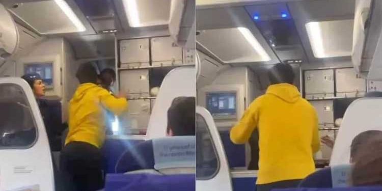 Gecikme yüzünden pilota yumruk attı