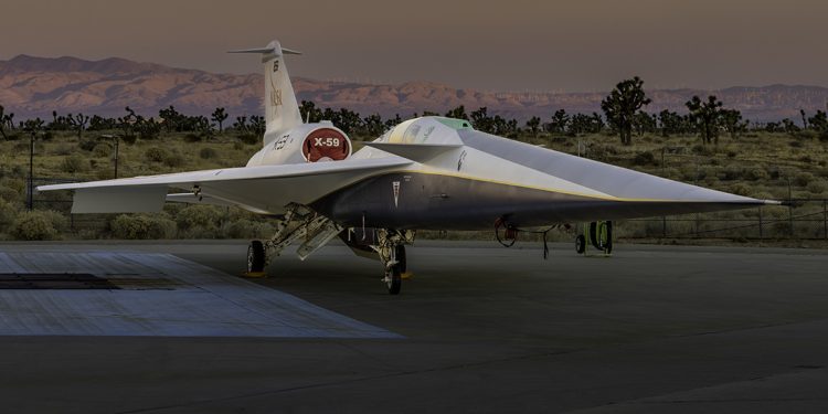 NASA, süpersonik uçağı X-59’u resmen tanıttı
