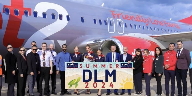 İlk turist kafilesi Dalaman’a iniş yaptı!