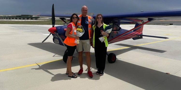 Alman pilotlar 18 sportif uçakla Türkiye turuna çıktılar