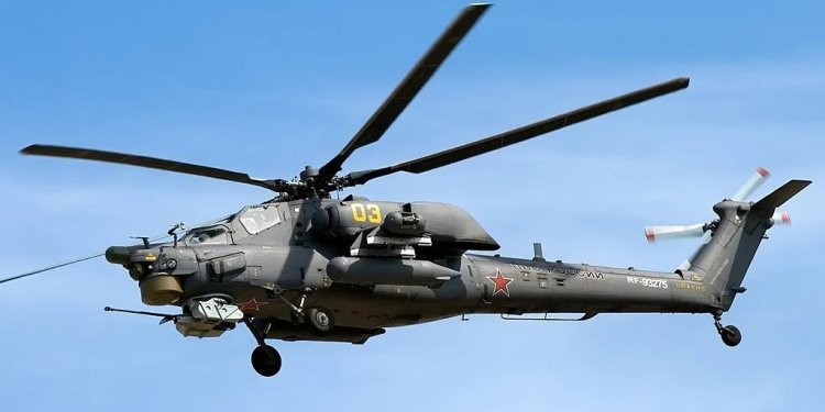 Rusya’da askeri helikopter düştü: Mürettebat hayatını kaybetti