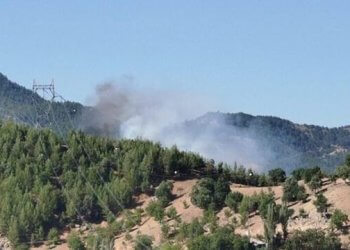 Yangın söndürme helikopteri Adana’da göle düştü!