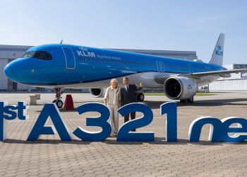 KLM ilk Airbus A321neo uçağını teslim aldı
