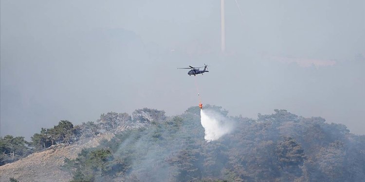 Ülke genelinde orman yangınlarını söndürme çalışmaları sürüyor