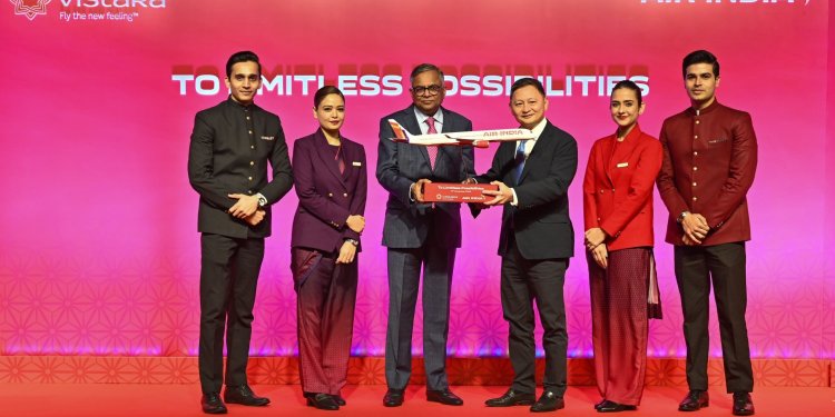 Tata ve SIA, Air India ile Vistara’nın birleşmesini kutladı