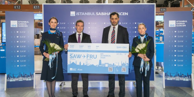 AJet Bişkek uçuşlarına başladı