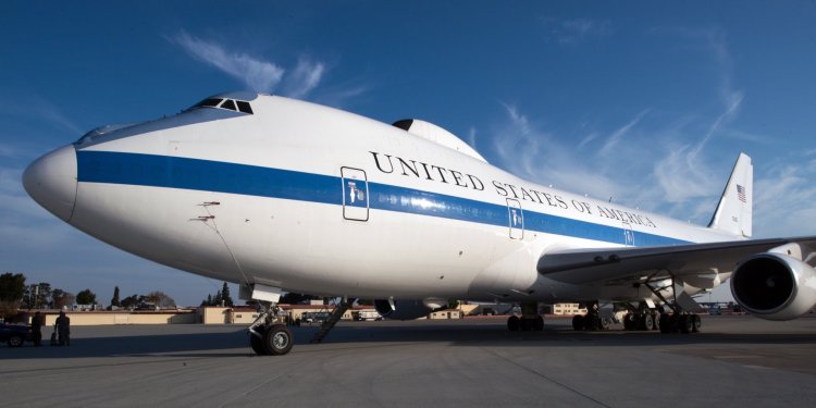 ABD’nin kıyamet uçağı başkentte görüldü