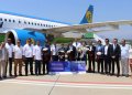 Gazipaşa-Alanya’ya Taşkent’ten direkt uçuş başladı