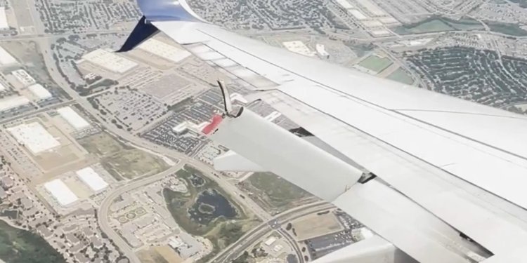 Delta’nın Boeing 737’sinde kanat flapı koptu