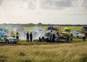 İngiltere’de helikopter kazası: Bir kişi ağır yaralı